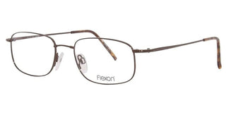 Flexon FLEXON 610 men Brown Rectangle Eyeglasses