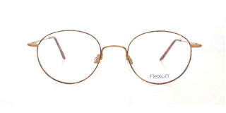 Flexon FLEXON 623 unisex Havana Round Eyeglasses