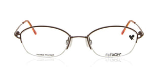 Flexon 651 women Brown Oval Eyeglasses