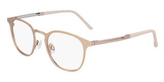 Flexon FLEXON E1150 men Gold Geometric Eyeglasses