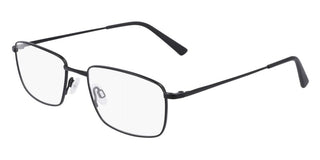 Flexon FLEXON H6063 men Black Squared Eyeglasses