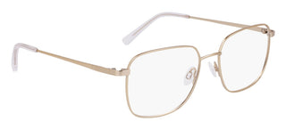 Flexon Flexon H6070 Men Gold Squared Eyeglasses