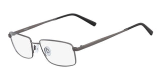 Flexon FLEXON LARSEN 600 men Silver Rectangle Eyeglasses
