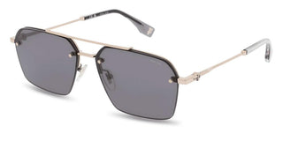 Police Force 9 Splq90 Men Gold Pilot Sunglasses