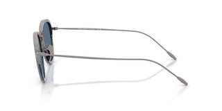 Giorgio Armani FRAMES OF LIFE AR 6068 men Ruthenium Geometric Sunglasses