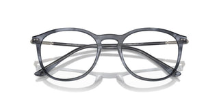 Giorgio Armani Frames Of Life Ar 7125 Men Blue Pantos Eyeglasses