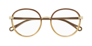 Chloé FRANKY CH0033O women Brown Round Eyeglasses