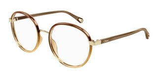 Chloé FRANKY CH0033O women Brown Round Eyeglasses