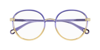 Chloé FRANKY CH0033O women Violet Round Eyeglasses