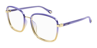 Chloé FRANKY CH0034O women Violet Squared Eyeglasses