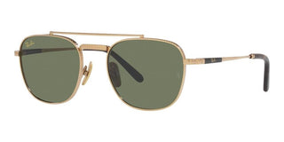Ray-Ban FRANK II RB 8258 unisex Gold Pilot Sunglasses
