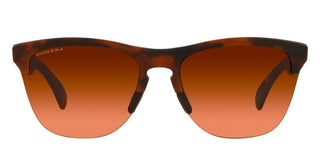 Oakley FROGSKINS LITE OO 9374 men Havana Geometric Sunglasses