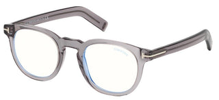 Tom Ford FT5629-B BLUE BLOCK unisex Grey Geometric Eyeglasses