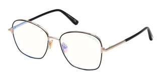 Tom Ford FT5685-B BLUE BLOCK women Black Geometric Eyeglasses