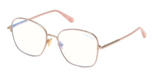 Tom Ford FT5685-B BLUE BLOCK women Pink Geometric Eyeglasses