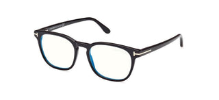 Tom Ford FT5868-B BLUE BLOCK men Black Squared Eyeglasses