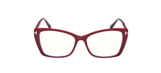 Tom Ford FT5893-B BLUE BLOCK unisex Red Visor Eyeglasses