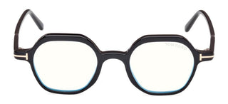 Tom Ford FT5900-B BLUE BLOCK men Black Geometric Eyeglasses