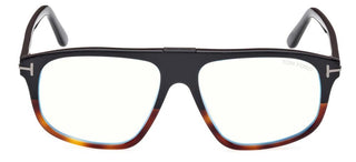 Tom Ford FT5901-B-N BLUE BLOCK men Havana Pilot Eyeglasses