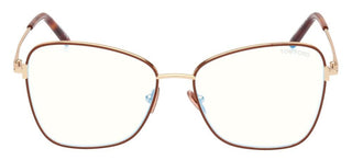 Tom Ford FT5906-B BLUE BLOCK women Brown Butterfly Eyeglasses