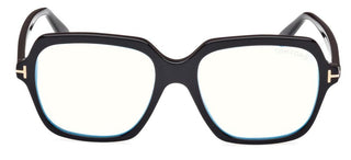 Tom Ford FT5908-B BLUE BLOCK women Black Geometric Eyeglasses