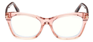 Tom Ford FT5909-B BLUE BLOCK women Pink Cat Eye Eyeglasses