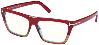 Tom Ford FT5912-B BLUE BLOCK unisex Violet Squared Eyeglasses