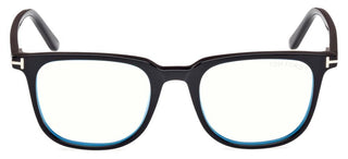Tom Ford FT5916-B BLUE BLOCK unisex Black Squared Eyeglasses