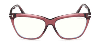 Tom Ford FT6064-B BLUE BLOCK unisex Havana Butterfly Eyeglasses