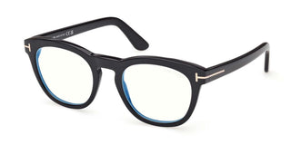 Tom Ford FT6081-B BLUE B LOCK unisex Black Geometric Eyeglasses