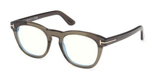 Tom Ford FT6081-B BLUE B LOCK unisex Green Geometric Eyeglasses