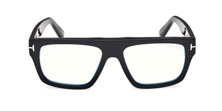 Tom Ford FT6084-B BLUE BLOCK unisex Black Rectangle Eyeglasses