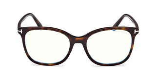 Tom Ford FT6089-B BLUE BLOCK women Havana Geometric Eyeglasses