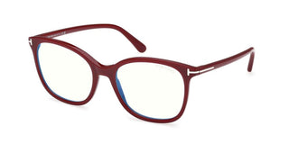 Tom Ford FT6089-B BLUE BLOCK women Red Geometric Eyeglasses