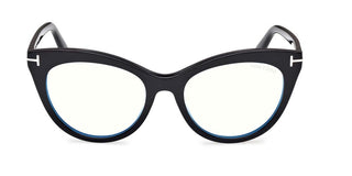 Tom Ford FT6091-B BLUE BLOCK women Black Cat Eye Eyeglasses