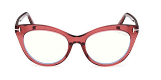 Tom Ford FT6091-B BLUE BLOCK women Red Cat Eye Eyeglasses