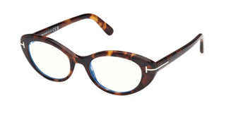 Tom Ford FT6092-B BLUE BLOCK women Havana Cat Eye Eyeglasses