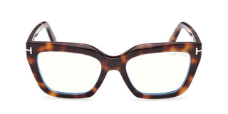 Tom Ford FT6093-B BLUE BLOCK women Havana Cat Eye Eyeglasses
