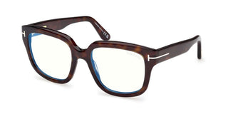 Tom Ford FT6094-B BLUE BLOCK women Havana Geometric Eyeglasses
