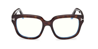 Tom Ford FT6094-B BLUE BLOCK women Havana Geometric Eyeglasses