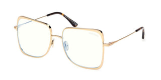 Tom Ford FT6098-B BLUE BLOCK women Gold Butterfly Eyeglasses