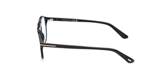 Tom Ford FT6118-B BLUE BLOCK unisex Black Pilot Eyeglasses