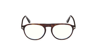 Tom Ford FT6118-B BLUE BLOCK unisex Havana Pilot Eyeglasses