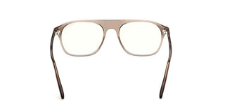 Tom Ford FT6167-B BLUE BLOCK men Brown Pilot Eyeglasses