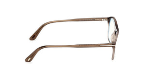 Tom Ford FT6167-B BLUE BLOCK men Brown Pilot Eyeglasses