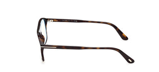 Tom Ford FT6167-B BLUE BLOCK men Havana Pilot Eyeglasses
