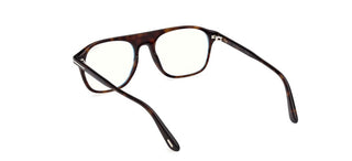 Tom Ford FT6167-B BLUE BLOCK men Havana Pilot Eyeglasses