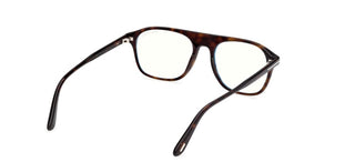 Tom Ford FT6167-B BLUE BLOCK men Havana Pilot Eyeglasses