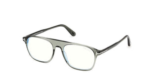Tom Ford FT6167-B BLUE BLOCK men Green Pilot Eyeglasses