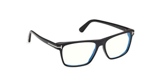 Tom Ford FT6170-B BLUE BLOCK unisex Black Geometric Eyeglasses